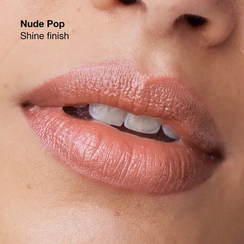 Clinique Pop Longwear Shine Nude Pop Lipstick, 3.9 grams