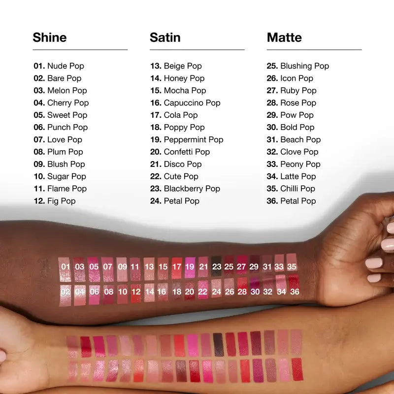 Clinique Pop Longwear Shine Plum Pop Lipstick, 3.9 grams