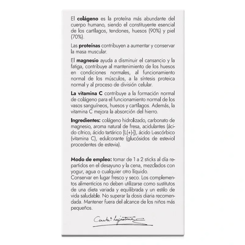 AML SPORT Collagen with Magnesium + Vitamin C strawberry flavour, 20 sticks