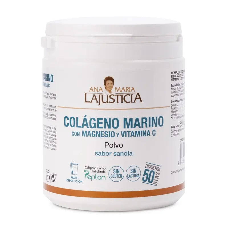 Ana Maria Lajusticia Marine Collagen with Magnesium and Vitamin C Watermelon flavour, 350g