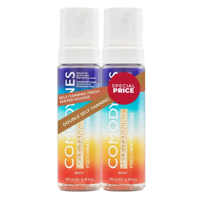 Comodynes Duplo Self Tanning Mousse, 2x200 ml