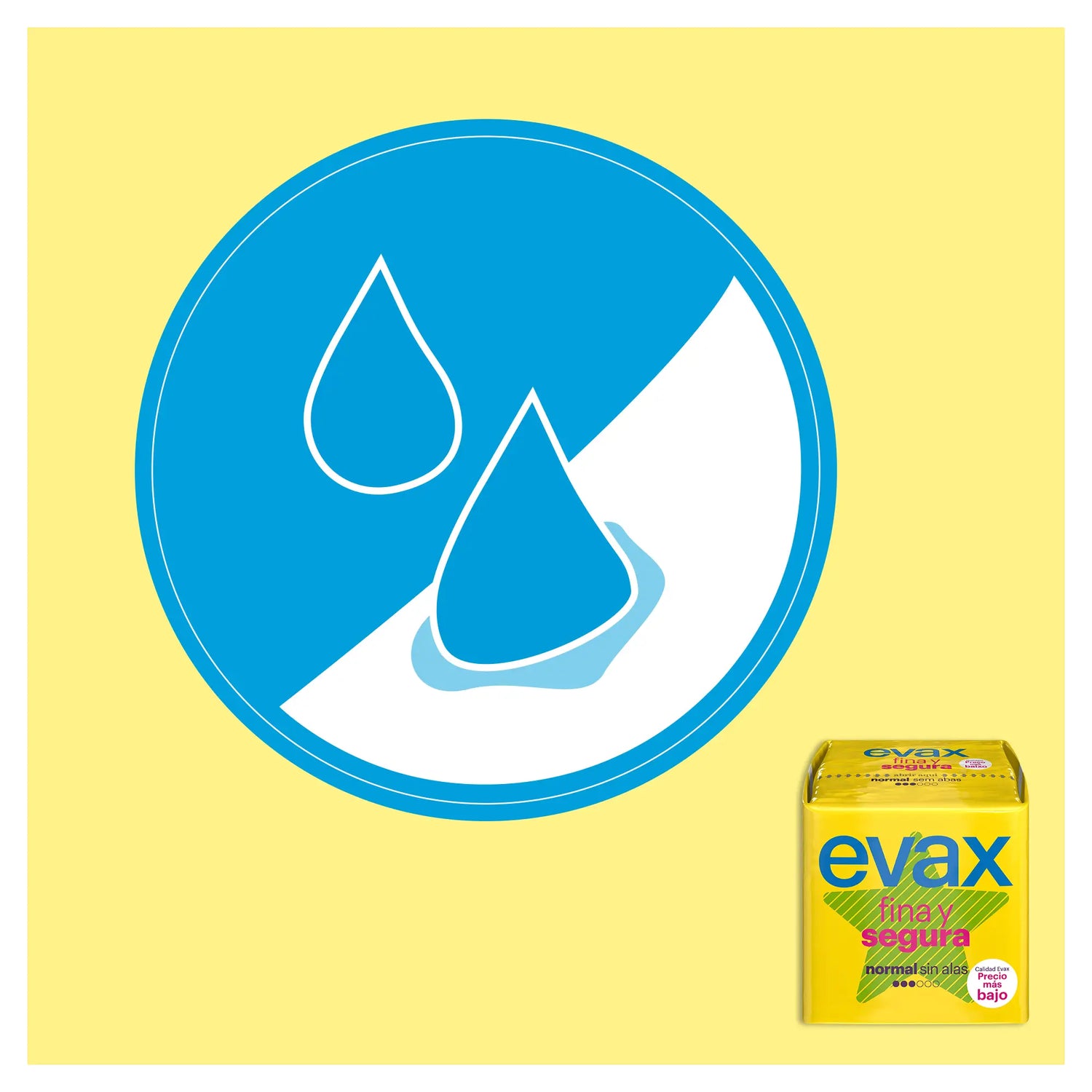 Evax Fina y Segura Normal Pads 16 units