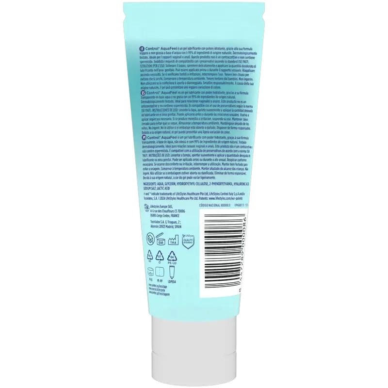Control Aquafeel Tube Lubricant , 80 ml