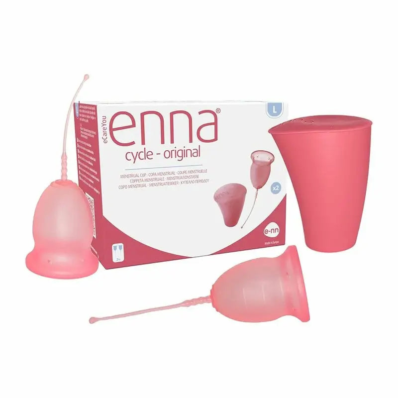 Enna Cycle Original Menstrual Cup Without Applicator, Size L