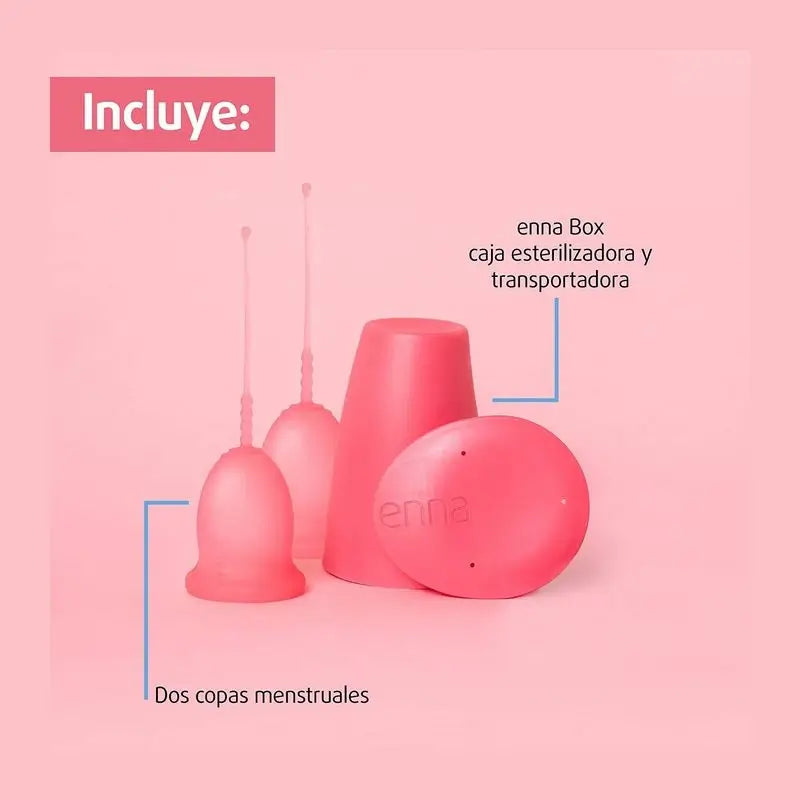 Enna Cycle Original Menstrual Cup Without Applicator, Size L