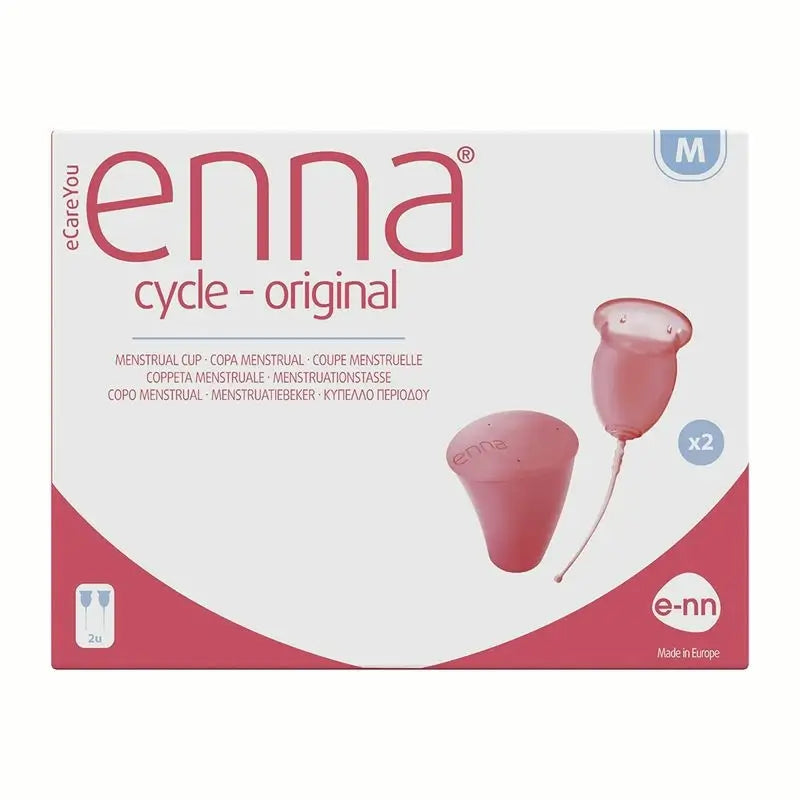 Enna Cycle Original Menstrual Cup Without Applicator, Size M