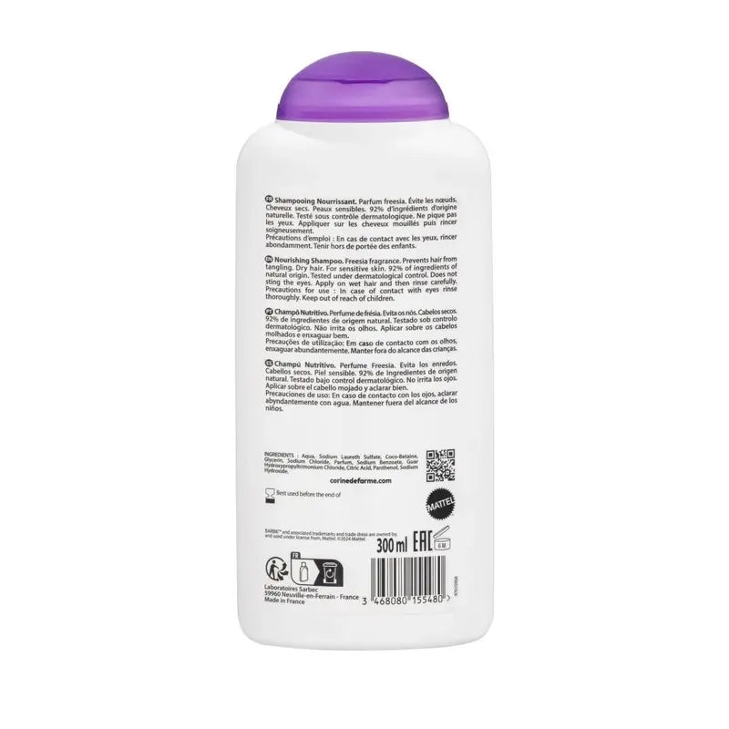 Corine De Farme Barbie Nourishing Shampoo, 300 ml