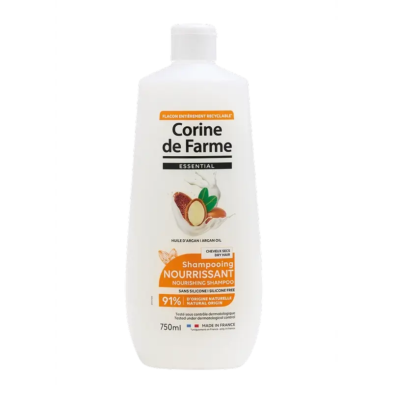 Corine De Farme Nourishing Shampoo With Argan Oil, 750 ml