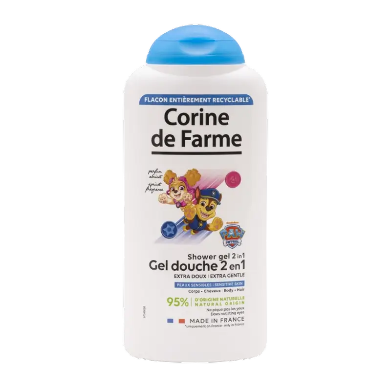 Corine De Farme Paw Patrol 2 In 1 Shower Gel, 300 ml