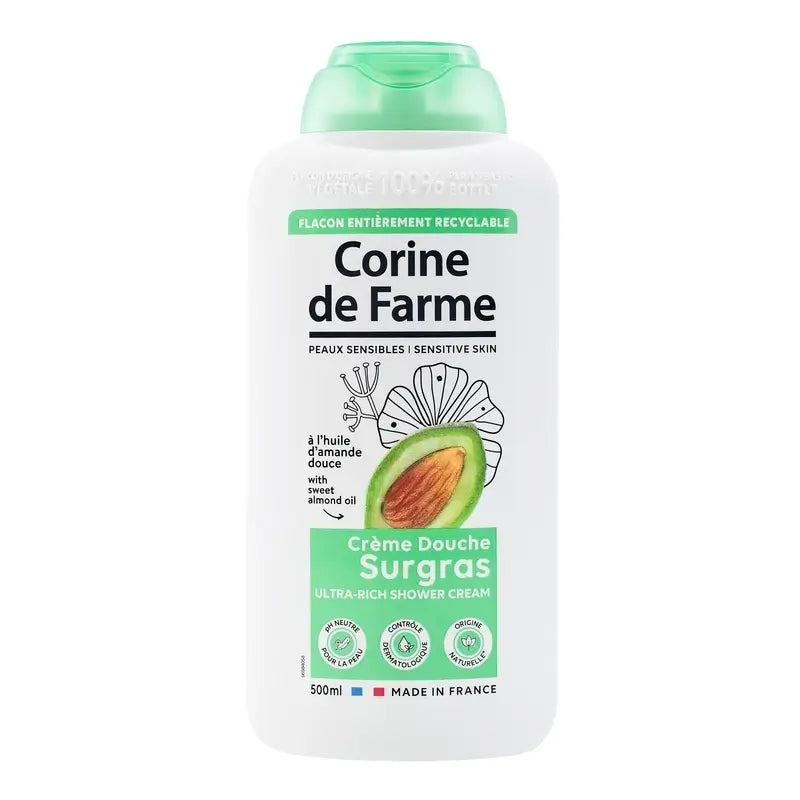 Corine De Farme Shower Gel With Coconut Extract , 500 ml