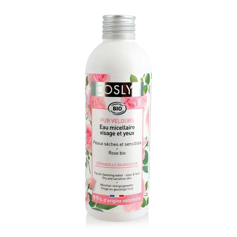 Coslys Cleansing Micellar Make-up Remover Water for Dry and Sensitive Skin with Roses , 200 ml