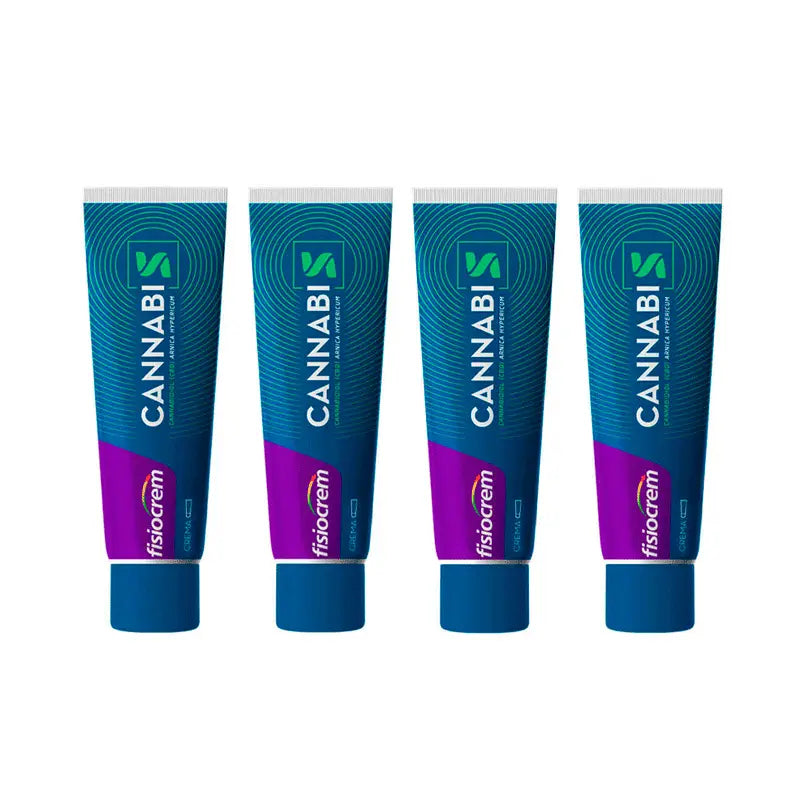 Fisiocrem Cannabis Cannabis CBD Cream, 4x200 ml