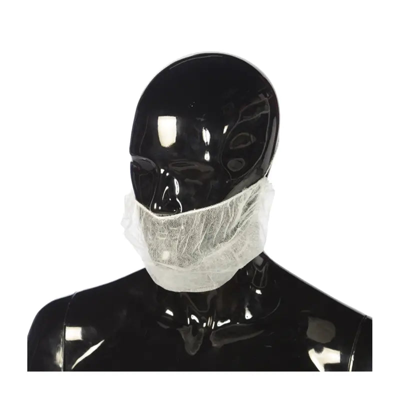 Cuatrogasa Polypropylene Beard Covers White, 100 pcs.