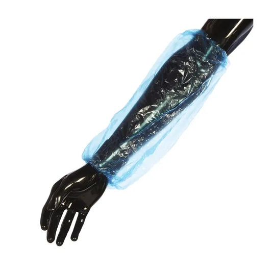 Cuatrogasa Sleeve Covers Polyethylene Blue, 100 units