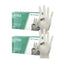 Cuatrogasa Latex Powder Free Gloves White Size Xl, 2X100 Units