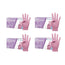 Cuatrogasa Dermolite Powder Free Nitrile Gloves Pink Size M, 4X100 Units