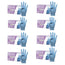 Cuatrogasa Powder Free Vinyl Gloves Blue Size M, 8X100 Units
