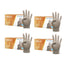 Cuatrogasa Clear Vinyl Powder Free Gloves Size M, 4X100 Units