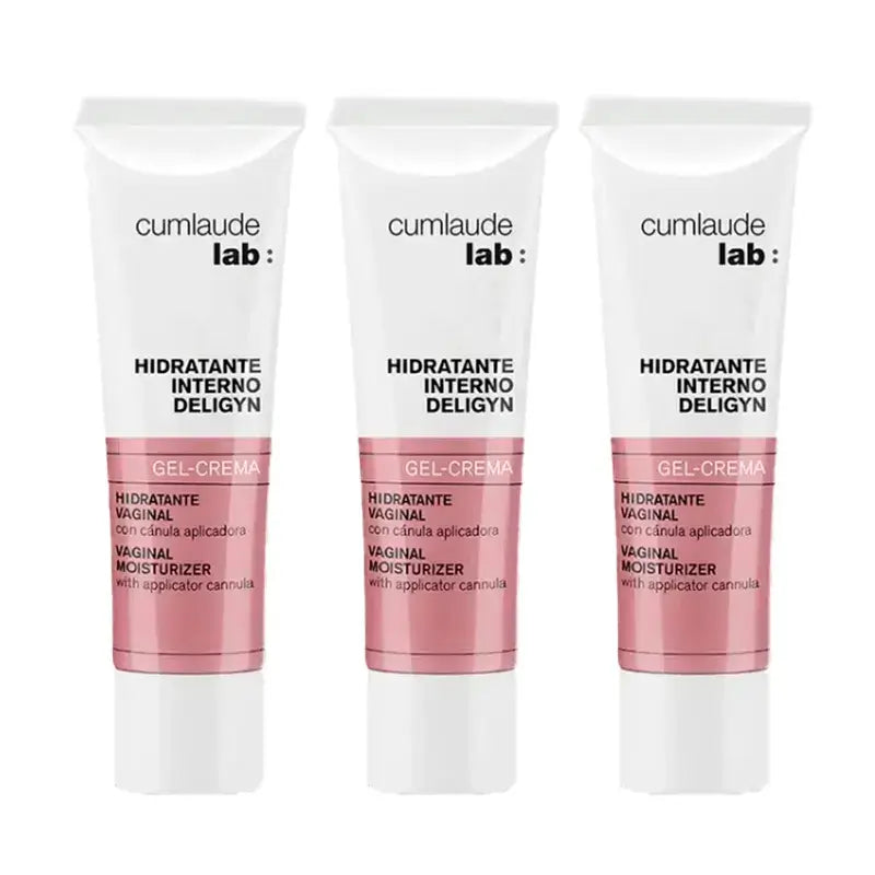 Cumlaude Lab Deligyn Internal Moisturising Gel Cream, Pack 3 x 30 ml