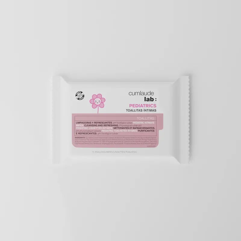 Cumlaude Lab Pediatrics Intimate Wipes, 15 Units