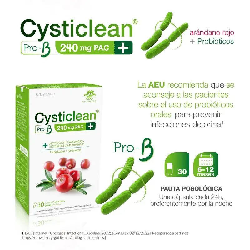 Cysticlean Prob 240 Mg Pac, 30 capsules