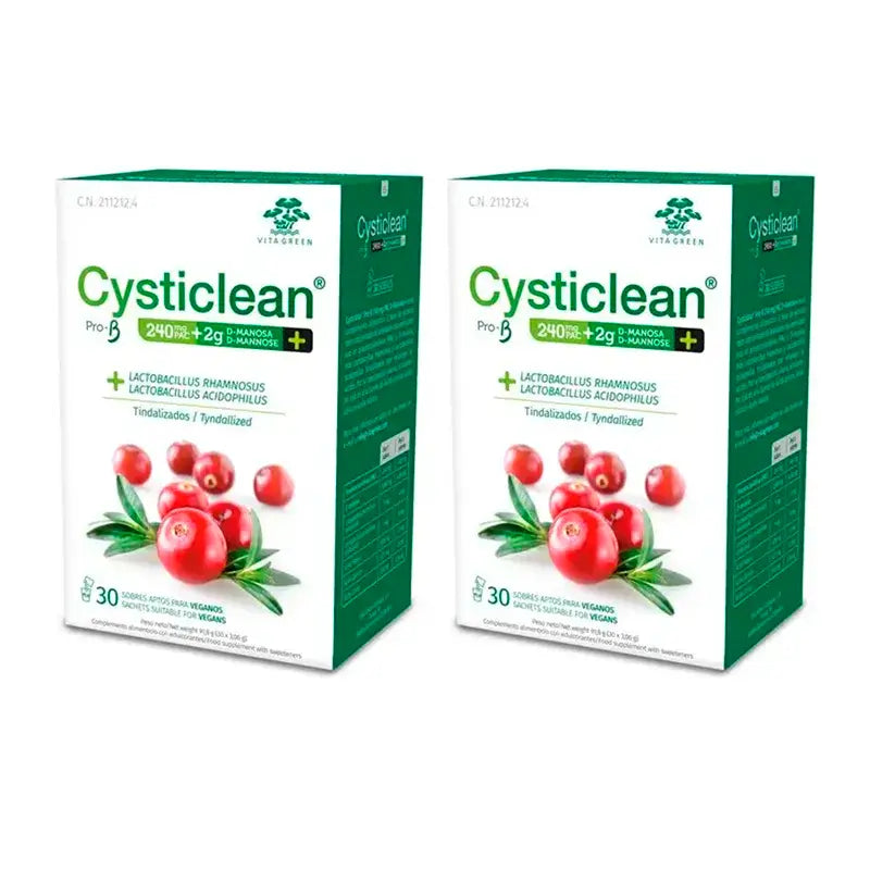 Cysticlean Prob-D Mannose 240 Mg Pac, 2x30 Sachets