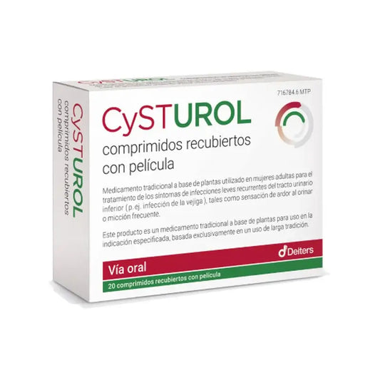 Cysturol, 20 film-coated tablets