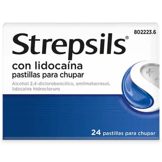 Strepsils Lidocaine, 24 Lozenges