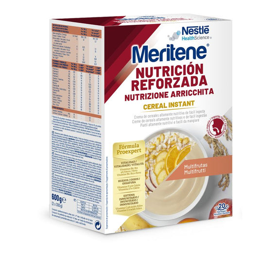 Meritene Cereal Instant Cream Multifruit 2 units x 300 grams