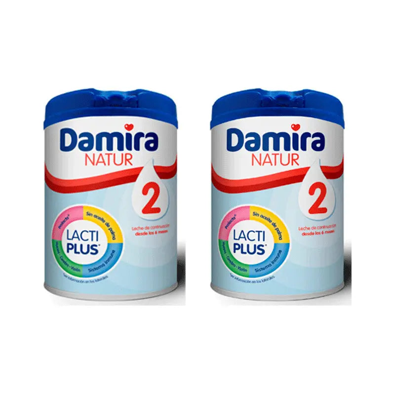 Damira Pack Natur 2 Follow-on Milk 2 x 800 g
