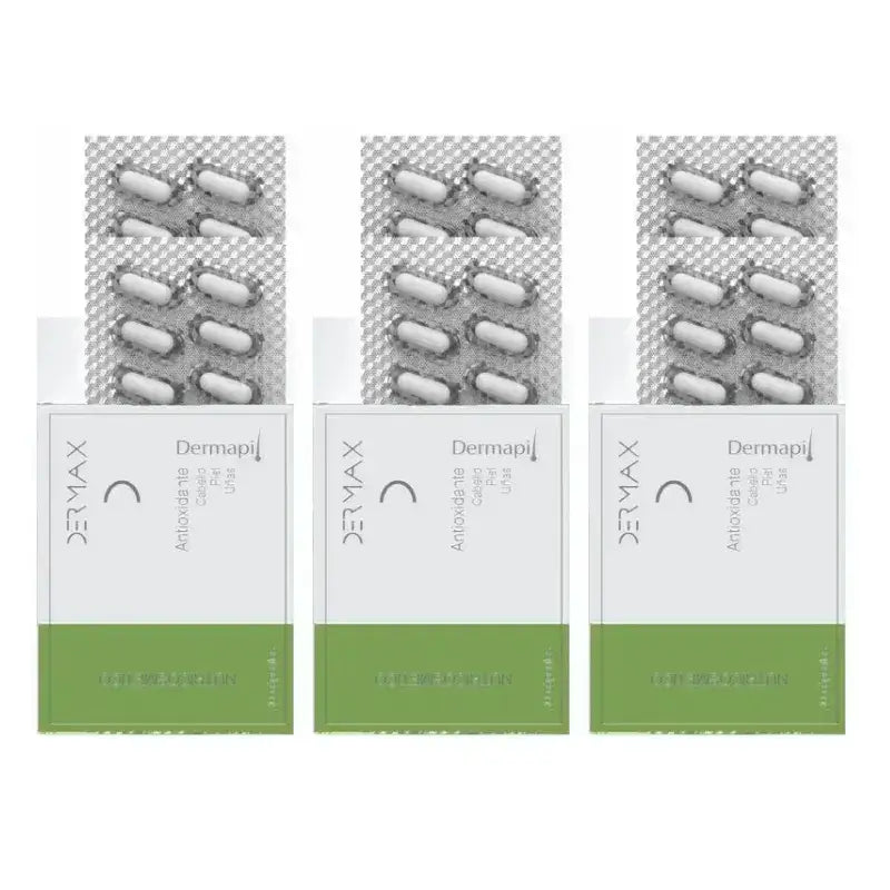 Dermax Dermapil Hair, Skin & Nails, Pack 3 x 30 capsules