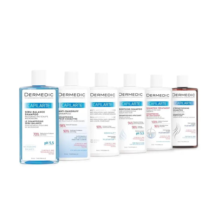 Dermedic Capilarte Soothing Shampoo For Sensitive Scalp, 300 ml