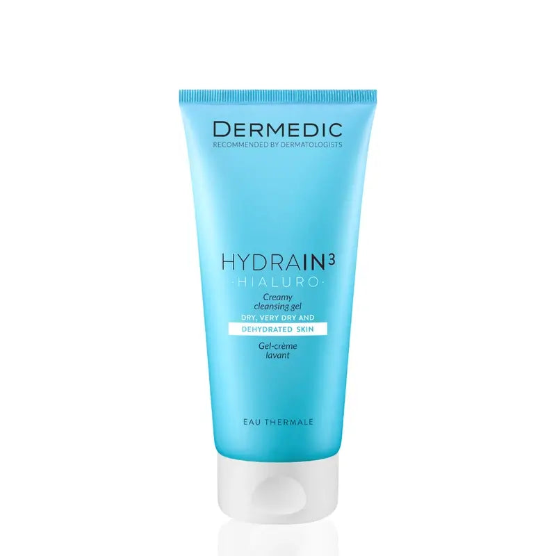 Dermedic Hydrain3 Hyaluronic Creamy Cleansing Gel, 200 ml
