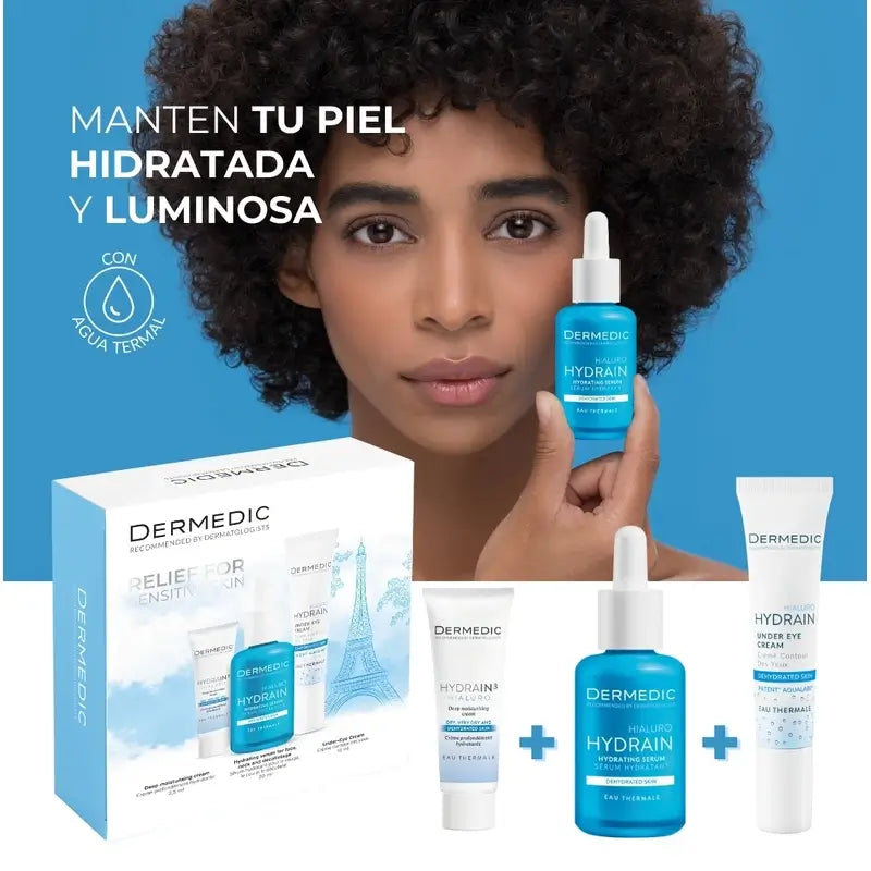 Dermedic Pack Hydrain Complete Routine , 30 + 2,5 +15 ml