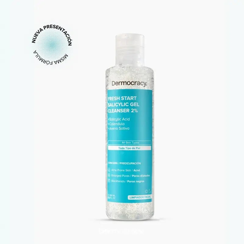 Dermocracy Fresh Start Salicylic Gel Cleanser 2%.