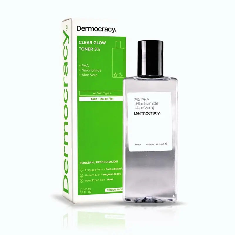 Dermocracy Clear Glow Toner 3% Dermocracy Clear Glow Toner 3% Dermocracy Clear Glow Toner