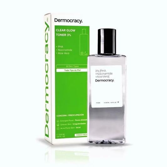 Dermocracy Clear Glow Toner 3% Dermocracy Clear Glow Toner 3% Dermocracy Clear Glow Toner
