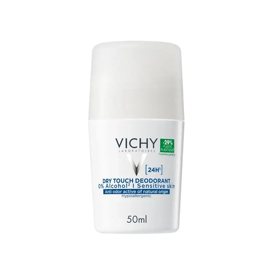 Vichy Deodorant 24H Dry Touch Roll-On 0% Alcohol 50 ml