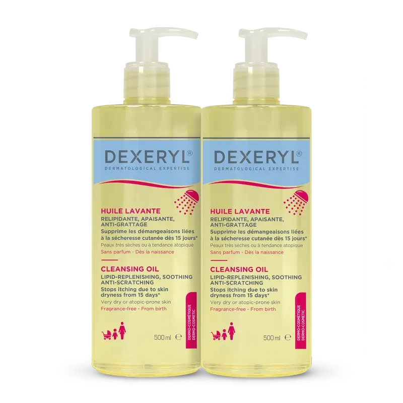 Dexeryl Kit Duo Cleansing Oil, 2x500 ml