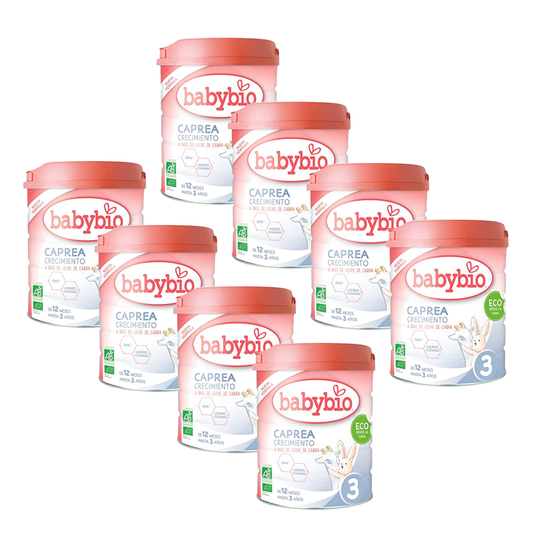 Babybio Pack Caprea 3 Goat Milk From 12 Months, 8 x 800 g