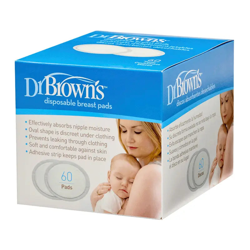 Dr.Brown's Disposable Absorbent Pads, 60 pcs.