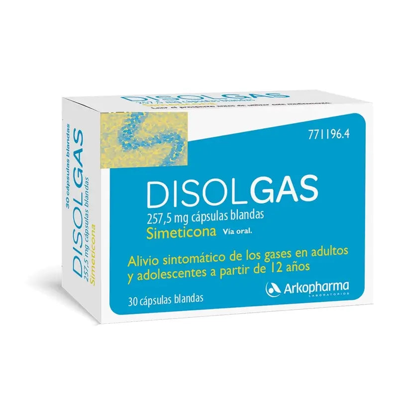 Disolgas 30 Capsules Arkopharma