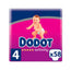 Dodot Activity Nappy Size 4 (9-14 Kg), 58 units