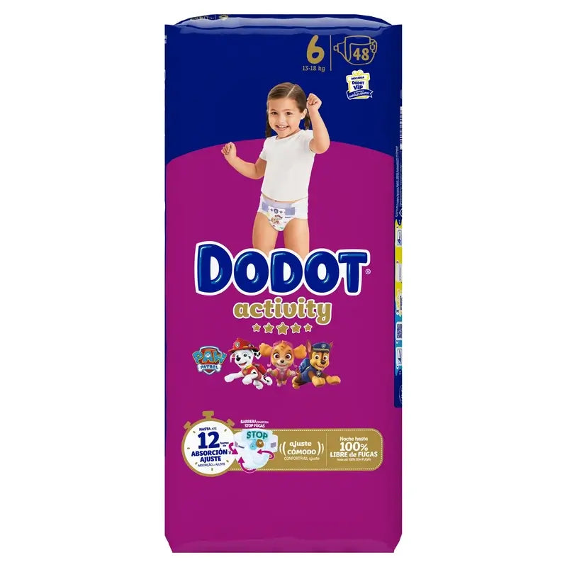 Dodot Activity Size 6, 36 Nappies