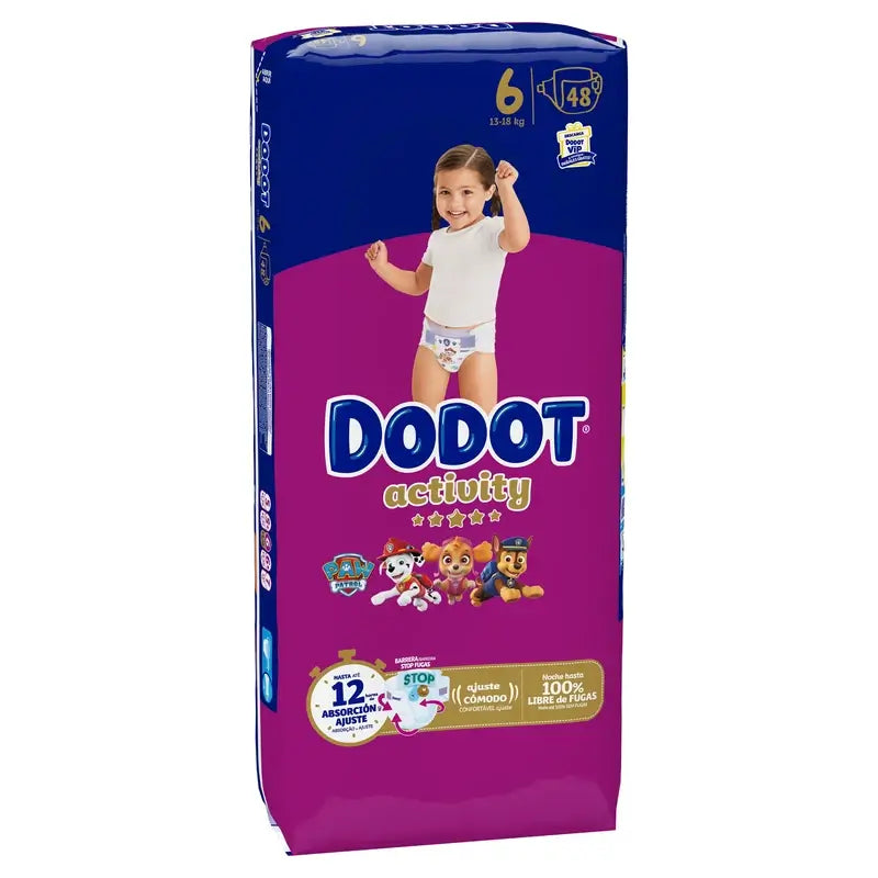 Dodot Activity Size 6, 36 Nappies