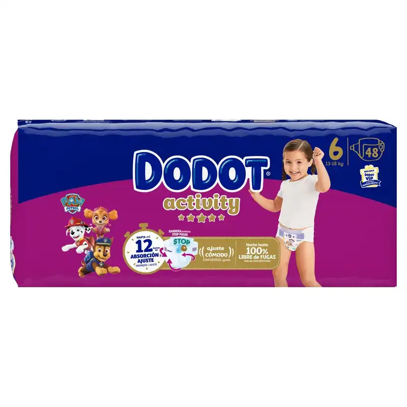 Dodot Activity Size 6, 36 Nappies