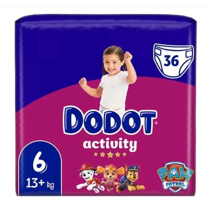 Dodot Activity Nappy Size 6 - 36 Units