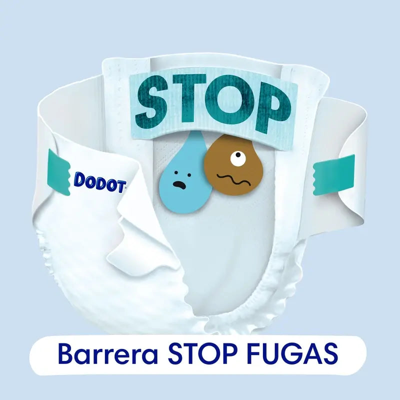 Dodot Baby Dry Size 4 (9-14 Kg), 58 Nappies