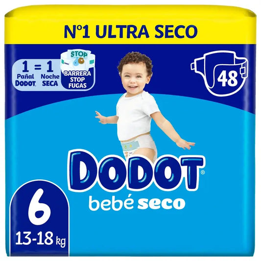 Dodot Baby Dry Size 6, 48 Nappies