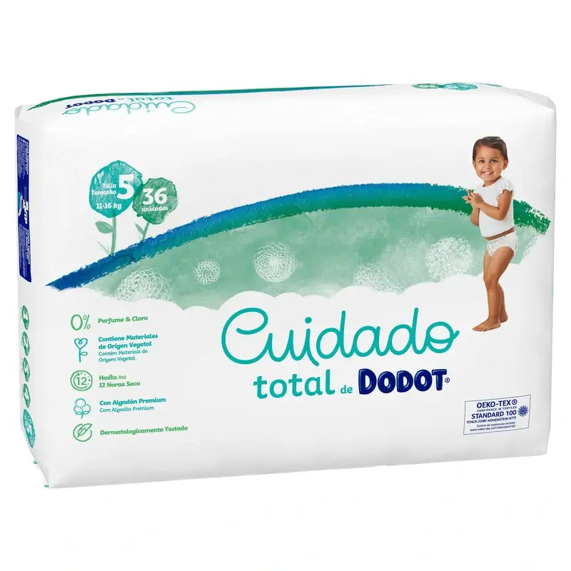 Dodot Total Care Size 5, 36 Nappies